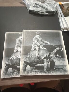 Mother's Memories Photo Book - Black & White Cover